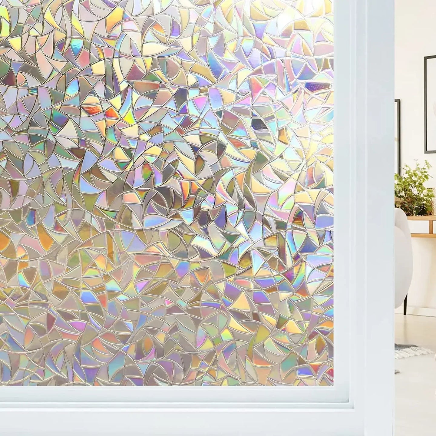 Primary keyword: rainbow window film, Secondary keywords: stained glass window film, window privacy film, decorative window film, static cling window film, privacy window film