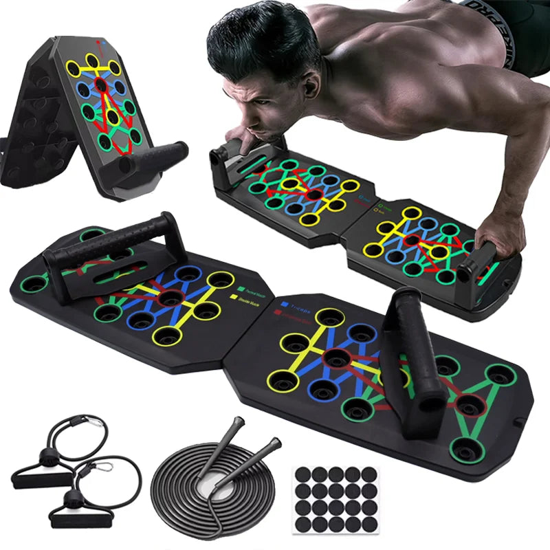 Primary keyword: push up board, Secondary keywords: foldable push up stand, adjustable push up bars, chest workout equipment, home gym equipment, portable workout equipment